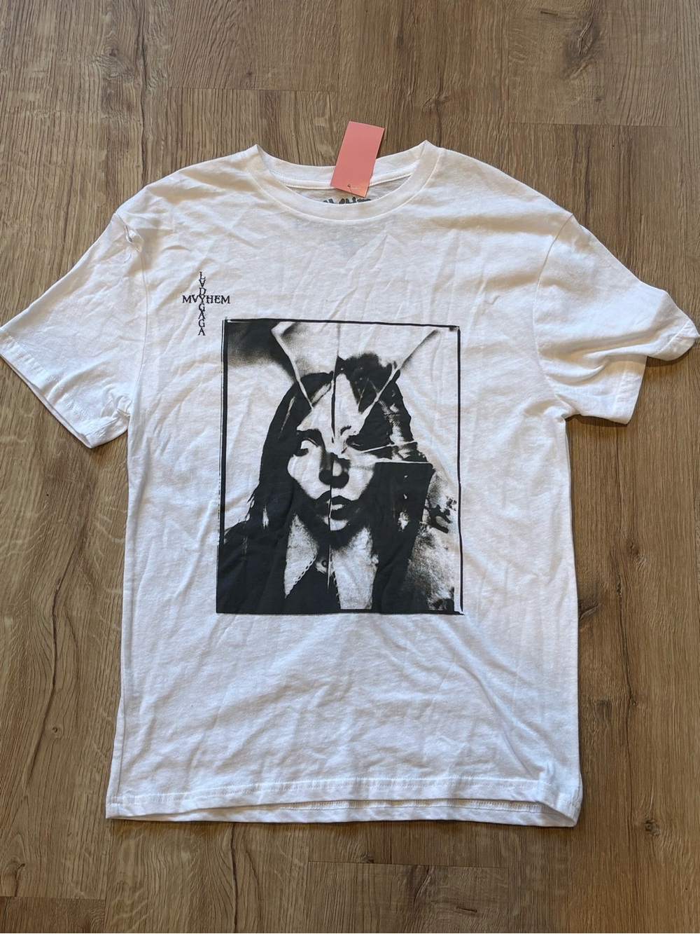 Lady Gaga Mayhem White Graphic Tee XS
